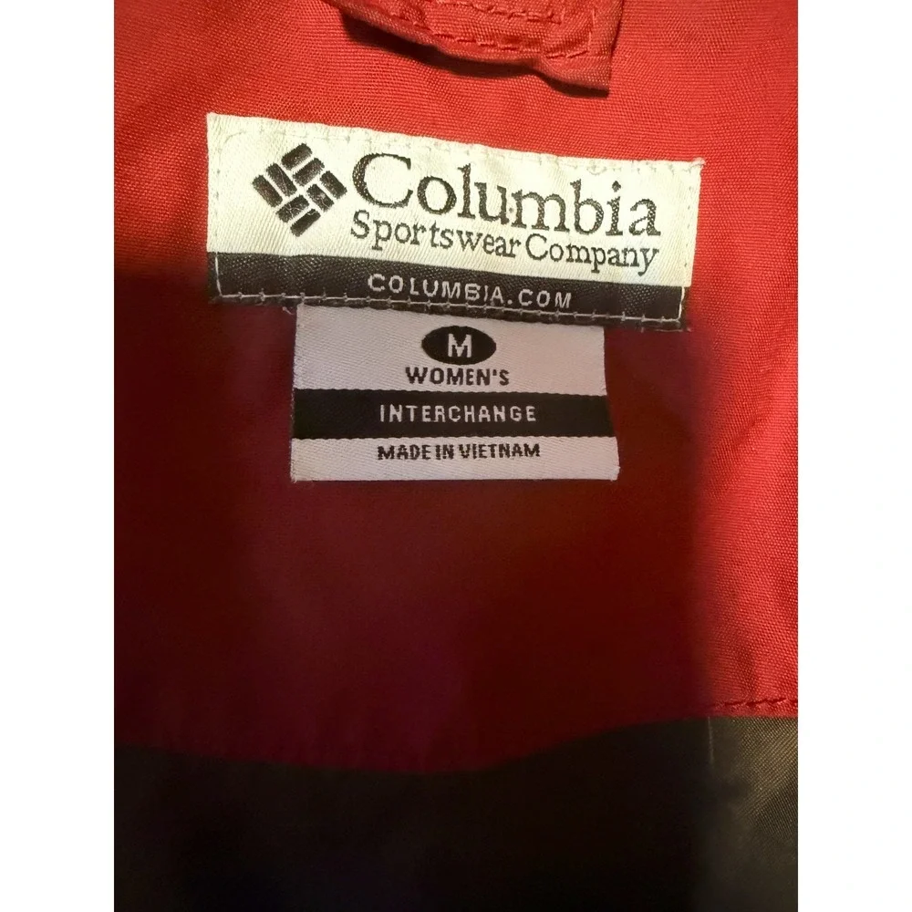 COLUMBIA Interchange Shell - Women's Waterproof Hooded‎ Full Zip Jacket - Medium